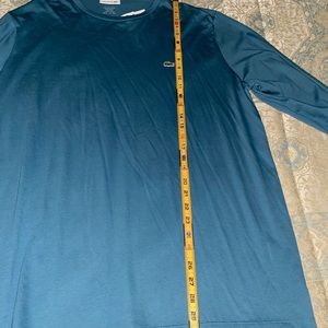 Men’s Lacoste long sleeve Pima cotton t- shirt New SZ 8 /3XL